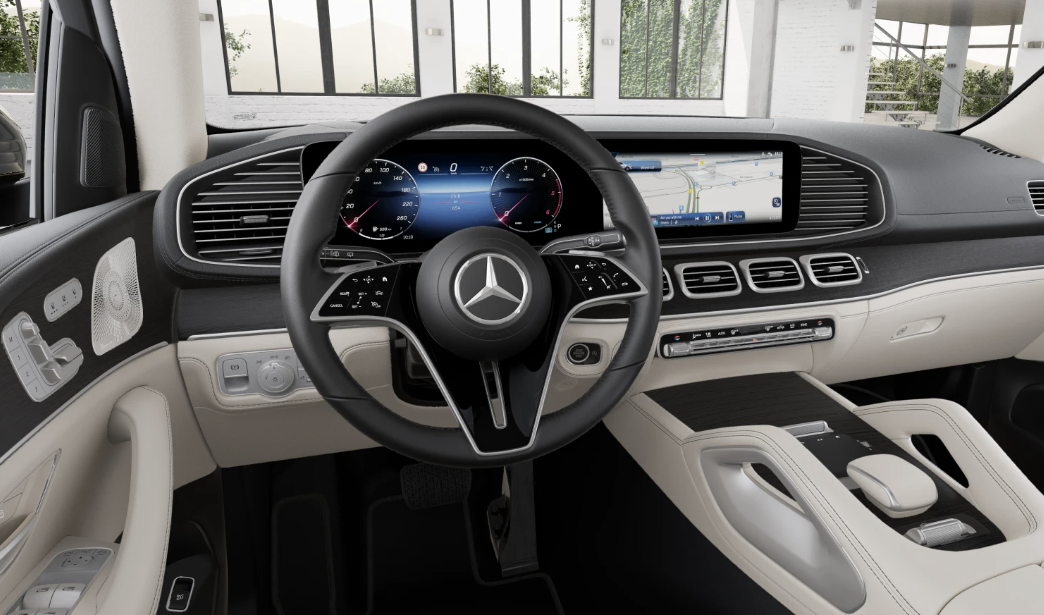 Mercedes GLE 450d 4matic AMG | facelift | nové auto skladem | naftové luxusní SUV | bílá a béžovou kůží | skvělá výbava | super cena | VIP sleva | nové české auto skladem | ihned k předání | nákup online | AUTOiBUY.com